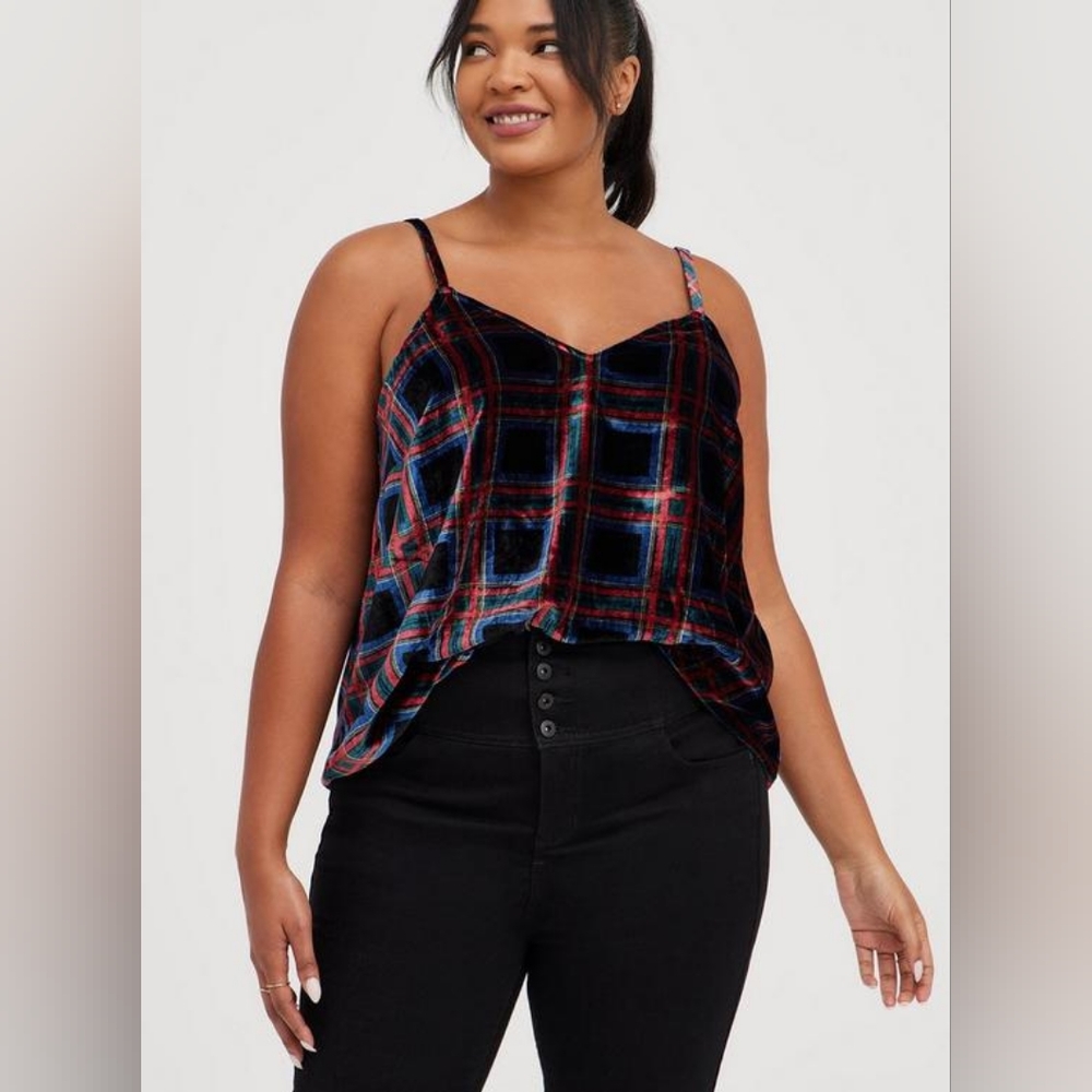 NWOT Torrid 1 Sophie Velvet Swing Cami